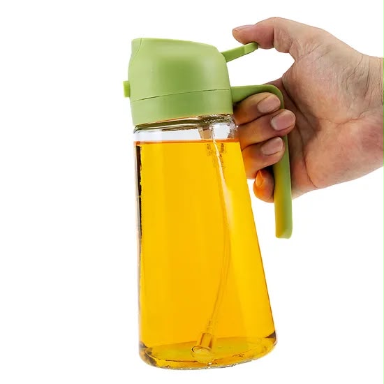 Pulverizador y dispensador de aceite 2 en 1